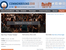 Tablet Screenshot of commonbound.org